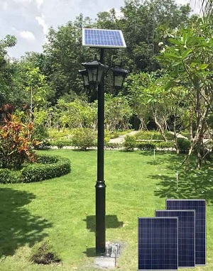 Đèn năng lượng mặt trời sân vườn